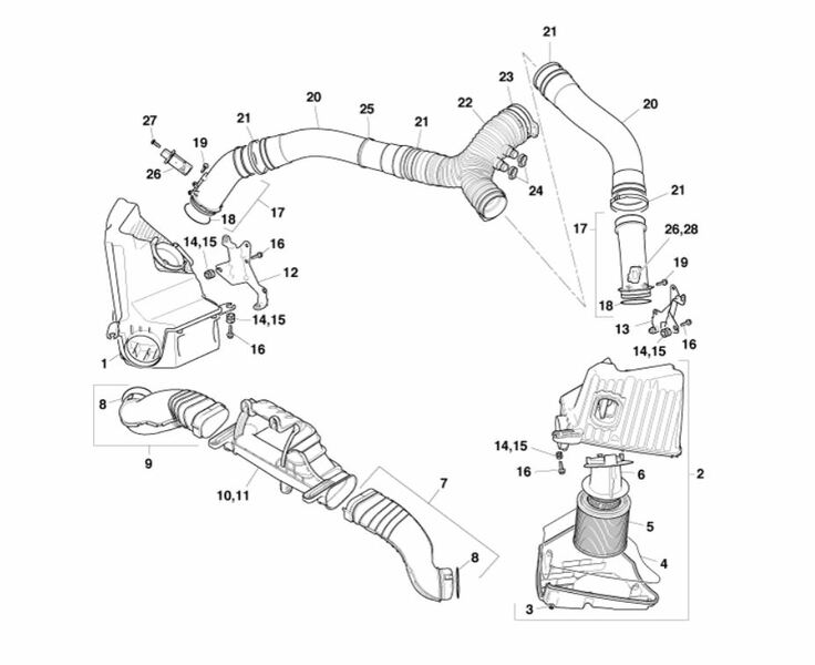 Image of RIGHT SIDE AIR FILTER BOX MOUNTING BRACKET