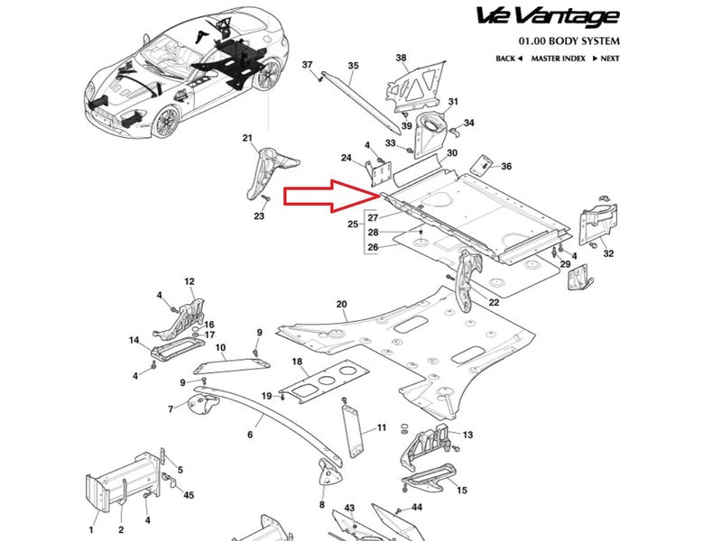 Image of BOOT TRUNK FLOOR FUEL TANK PROTECTOR