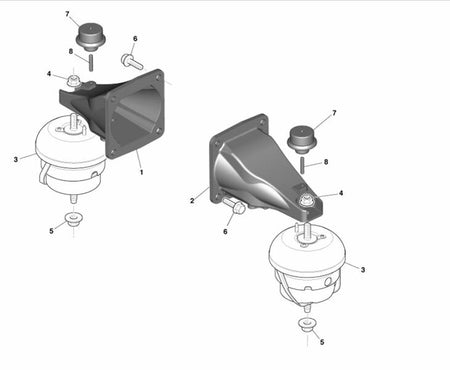 Image of RIGHT HAND SIDE DIFFERENTIAL MOUNTING
