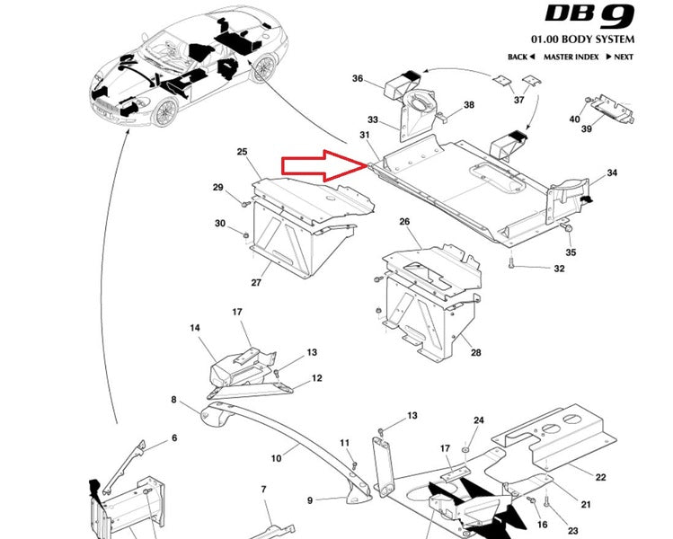 Image of REAR BOOT FLOOR FUEL TANK COVER