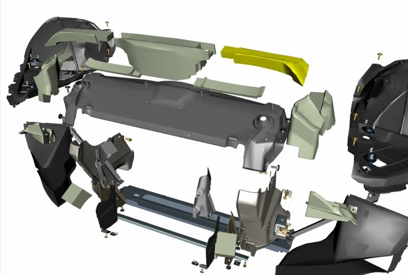 Image of LEFT SIDE AIR INTAKE FOAM