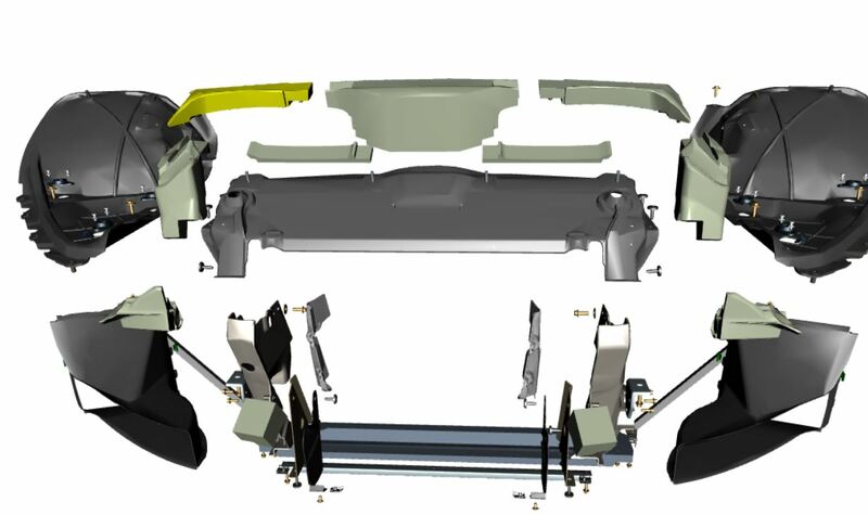 Image of RIGHT HAND SIDE FRONT AIR INTAKE FOAM