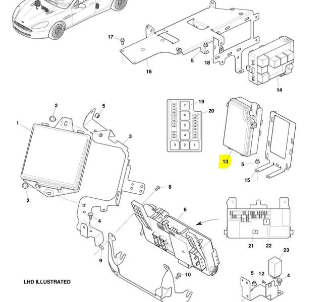 Image of UNDER SEAT FUSEBOX