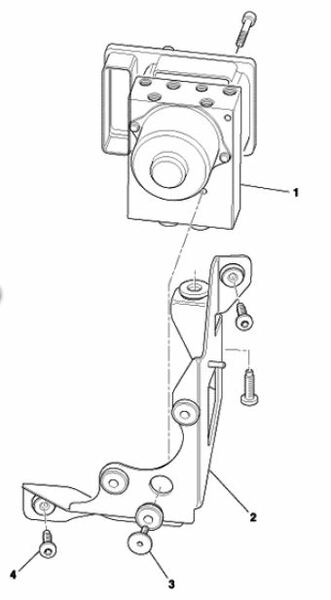 Image of BRAKE ANTI LOCK MODULE ABS ECU