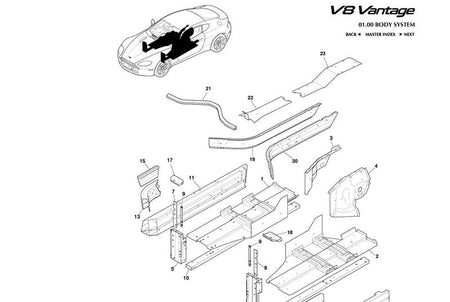 TRANSMISSION TUNNEL TOP BRACKET