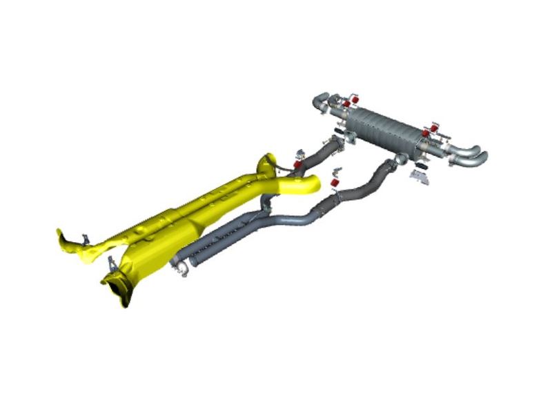 Image of EXHAUST CENTRE HEATSHIELD ASSEMBLY