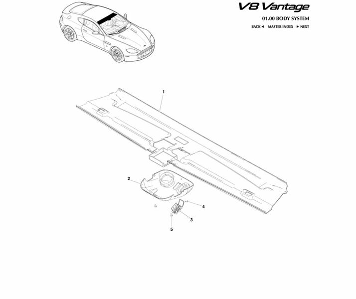 Image of MICROPHONE RETAINING BEZEL ASSEMBLY