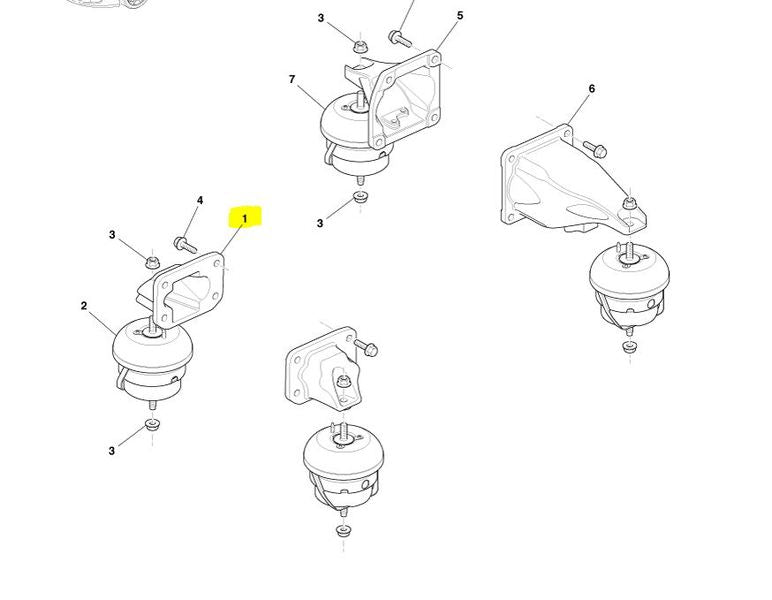 ENGINE HYDROMOUNT MOUNT RIGHT HAND