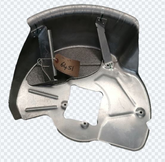 Image of FRONT BRAKE SHIELD DISC - LEFT HAND