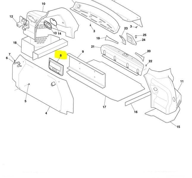 Image of SAT NAV MODULE HOUSING