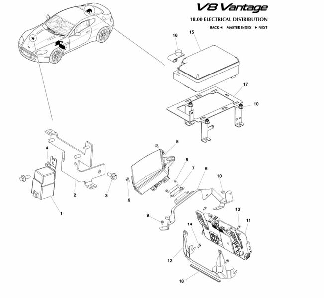 Image of SECONDARY AIR RELAY BRACKET