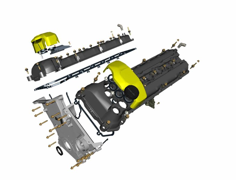 Image of FRONT TOP ENGINE COVER - V12 'S' ENGINES