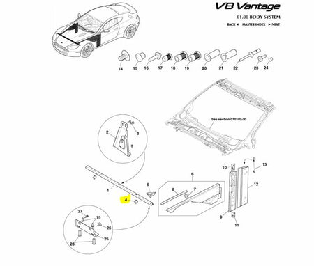 FRONT UPPER CROSS MEMBER BRACKET
