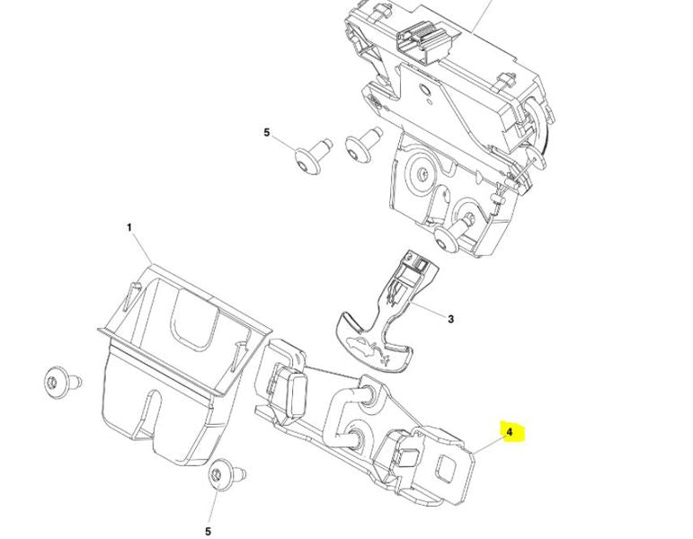 Image of TRUNK BOOT LID STRIKER PLATE
