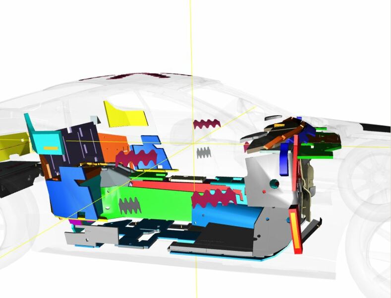 Image of LEFT REAR B PILLAR FIBRE AND MATERIAL INSULATION PAD