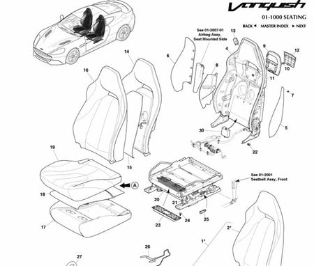 Image of OUTER SEAT BACK FINISHER