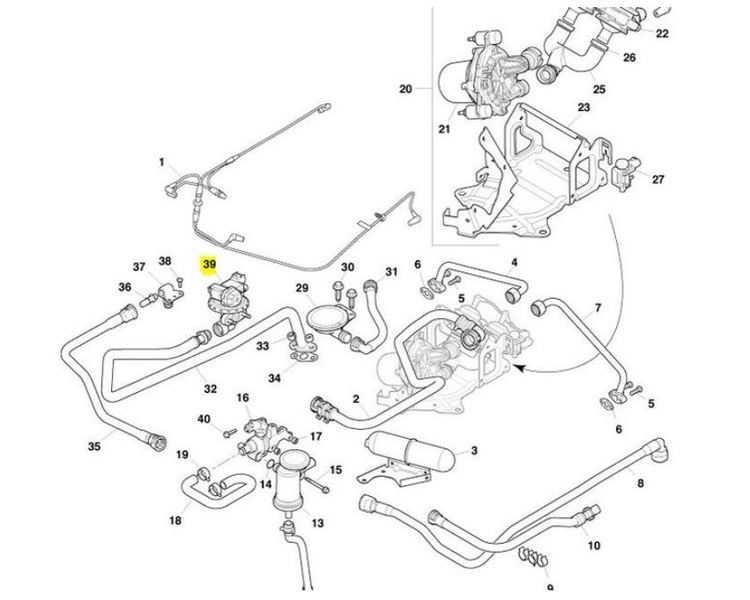Image of EGR VALVE EXHAUST GAS RECIRCULATION UNIT