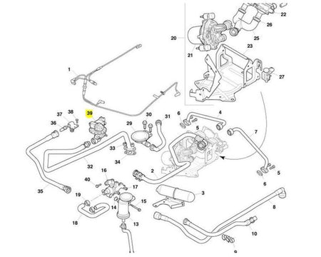 Image of EGR VALVE EXHAUST GAS RECIRCULATION UNIT