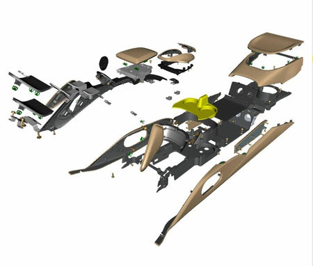 Image of VANTAGE 2019-2023 CUP HOLDER BASE INSERT