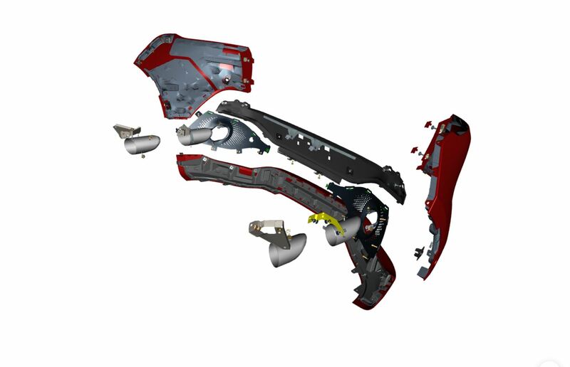 Image of LEFT REAR TAILPIPE BRACKET