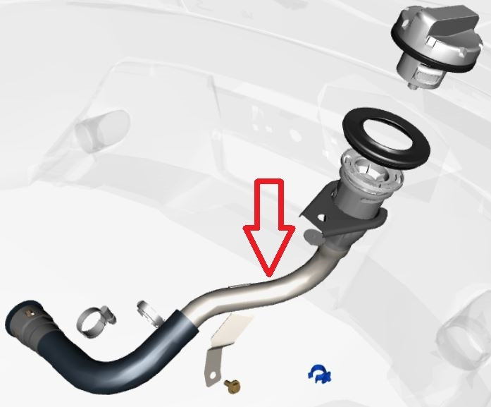 Image of FUEL FILLER PIPE