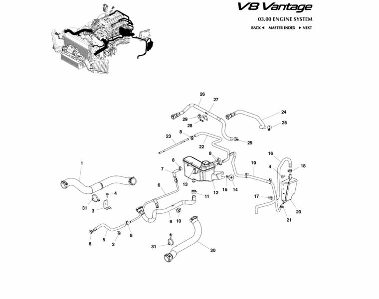 RADIATOR DEGAS HOSE