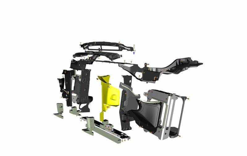 Image of LEFT FRONT LOWER AIR PANEL