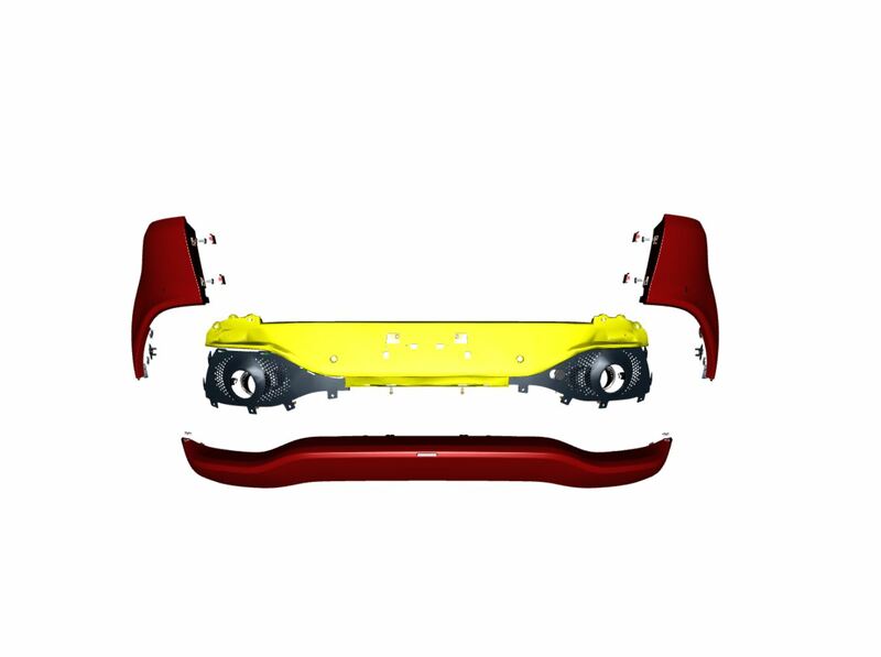 Image of REAR BUMPER INSERT ASSEMBLY