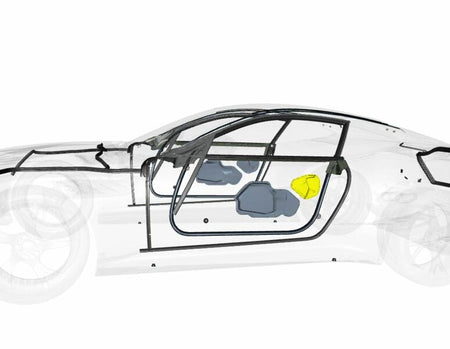 Image of LEFT DOOR WATER SHEDDER MEMBRANE