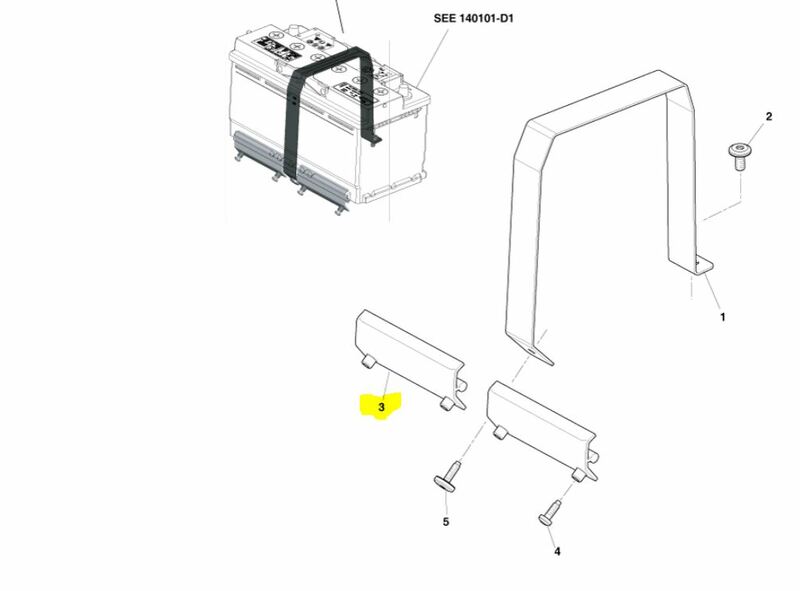 Image of 12V BATTERY TIE DOWN CLAMP