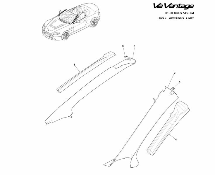 Image of RIGHT HAND A PILLAR ENERGY ABSORBER