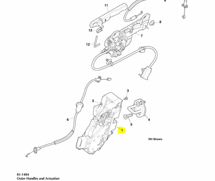 Image of LEFT HAND SIDE DOOR LATCH CATCH