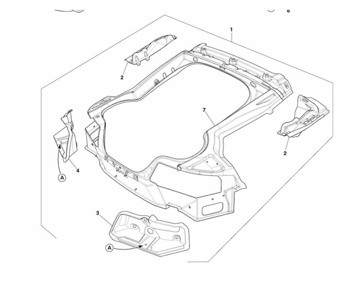 Image of CAST STRUT MOUNT, RIGHT