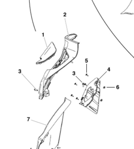 Image of RIGHT HAND QUARTER PANEL INTERIOR SPEAKER GRILLE