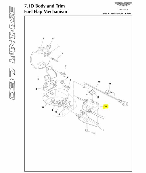 image 6 of actuator,fuel filler