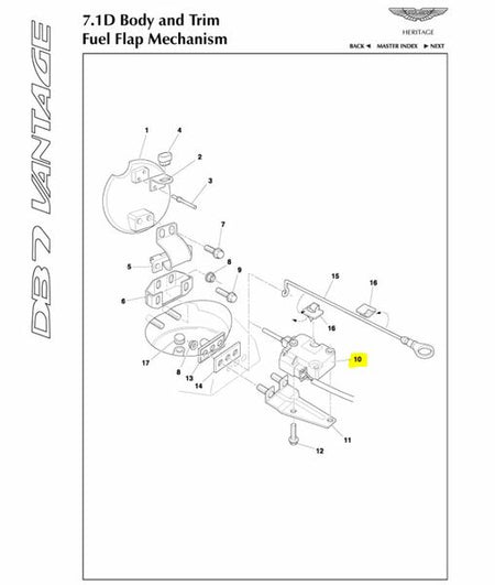 image 6 of actuator,fuel filler