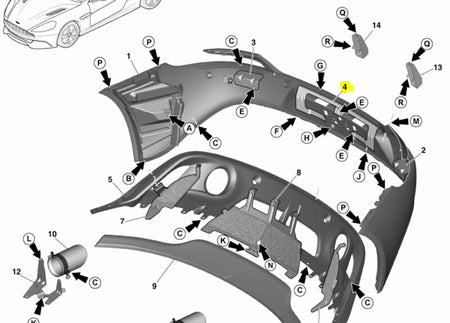 Image of REAR BUMPER CENTRE MOUNTING BRACKET