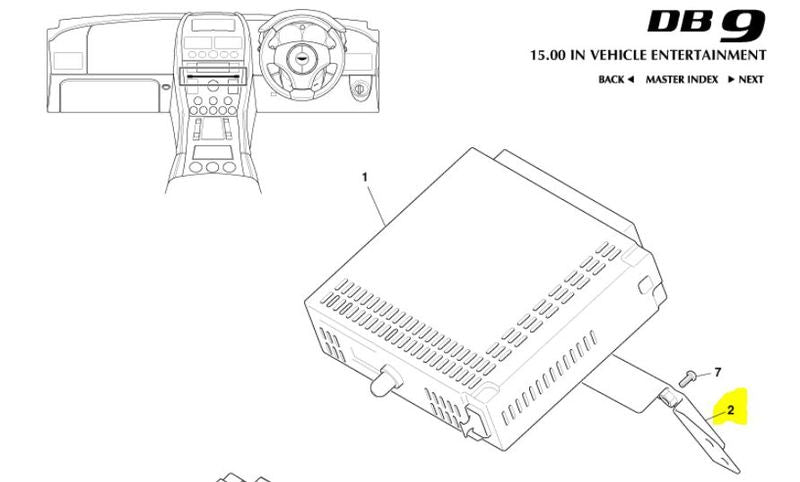 Image of CD PLAYER BRACKET