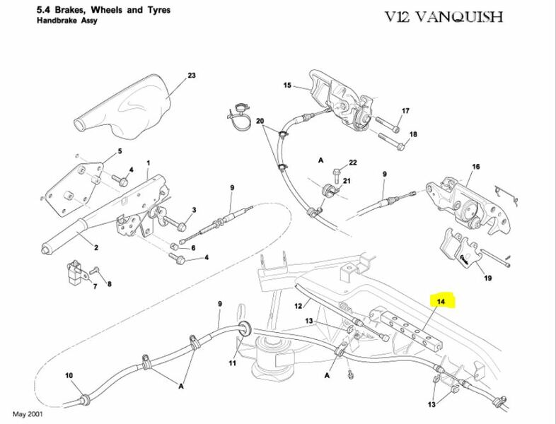 Image of HANDBRAKE STIRRUP