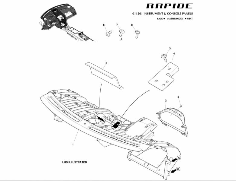 Image of CROSS BEAM AND DASHBOARD FRAME ASSEMBLY