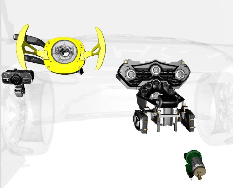 Image of SPORTS PADDLE SHIFT SWITCH PLATE ASSEMBLY