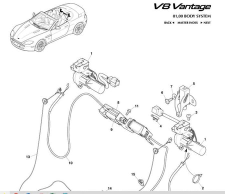 Image of TONNEAU SOFT ROOF LATCH LOCK