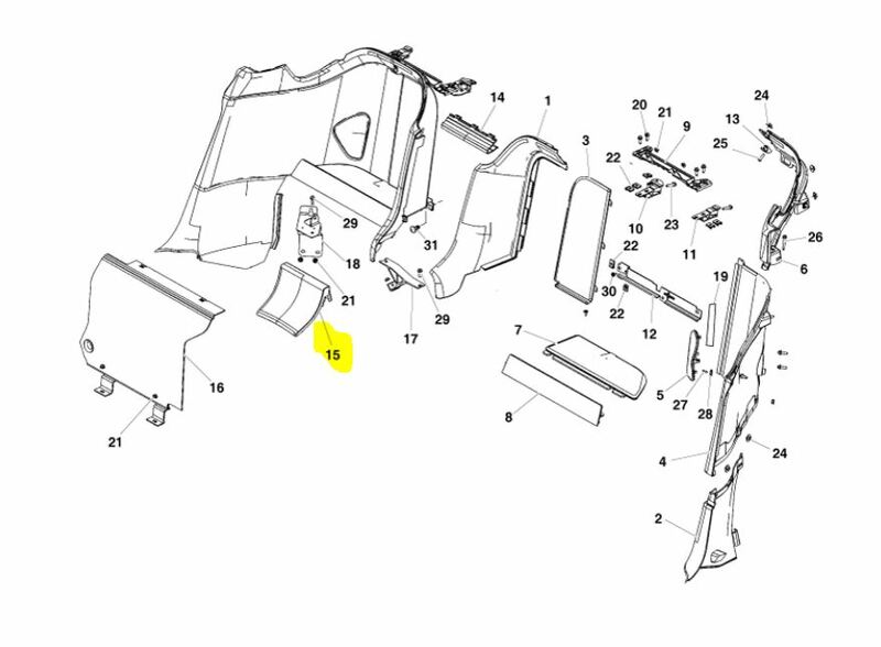Image of REAR STOWAGE COVER ASSEMBLY