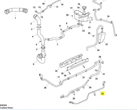 Image of RADIATOR HOSE DEGAS TUBE ASSEMBLY