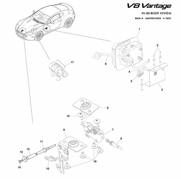 Image of BONNET STRIKER ASSEMBLY