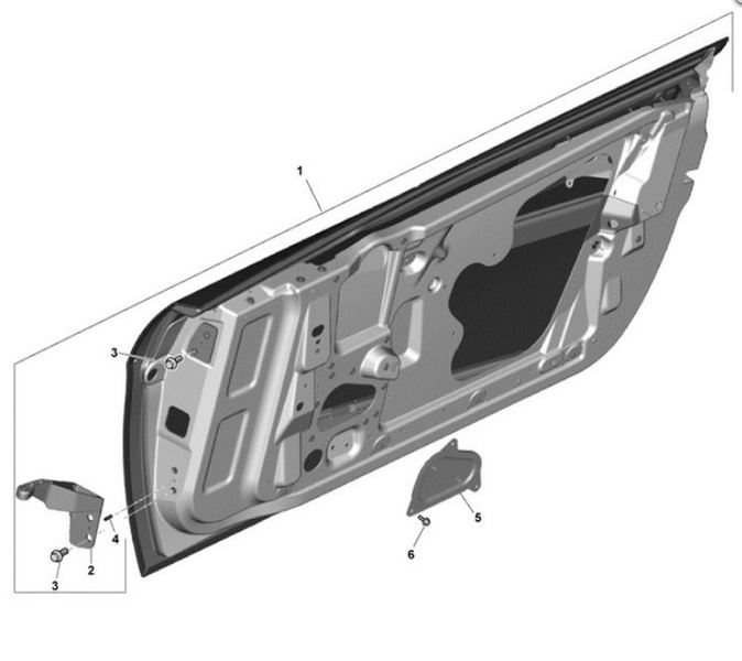 Image of LEFT HAND DOOR CHECK ARM 50% DISCOUNT