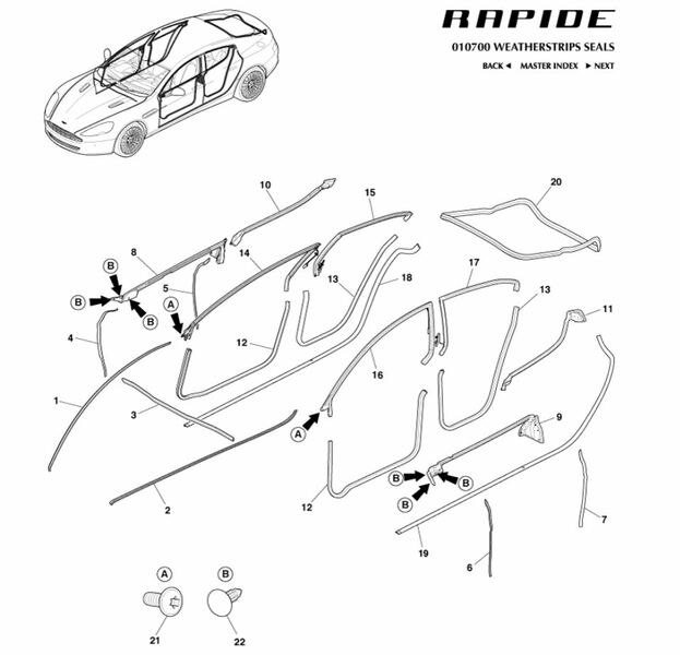 Image of RIGHT FRONT DOOR MARGIN SEAL