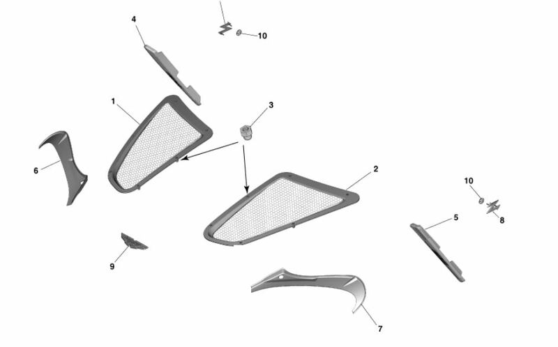 Image of LEFT HAND HEADLAMP TRIM
