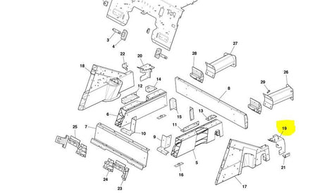 Image of LEFT HAND REAR OUTER CLOSING PANEL