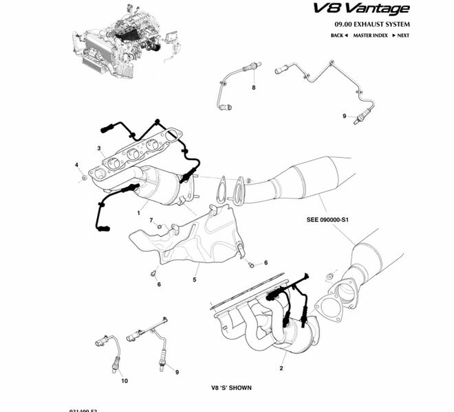 Image of RIGHT SIDE EXHAUST MANIFOLD CAT CATALITIC CONVERTER HEAT SHIELD